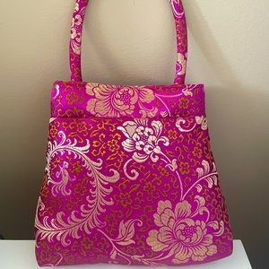 Women Chinese Silk Embroidery Brocade Small Purse Handbag